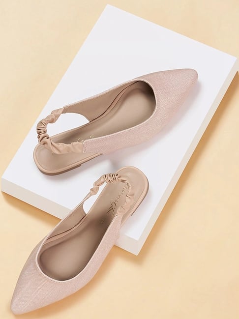 Buy Forever Glam by Pantaloons Women's Pink Sling Back Sandals for