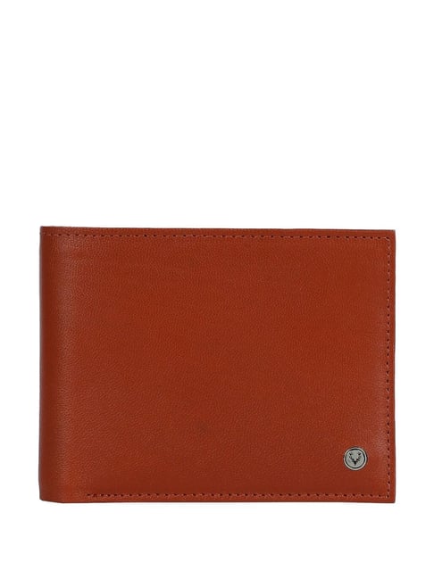 Buy Allen Solly Brown Formal Leather Bi-Fold Wallet For Men For