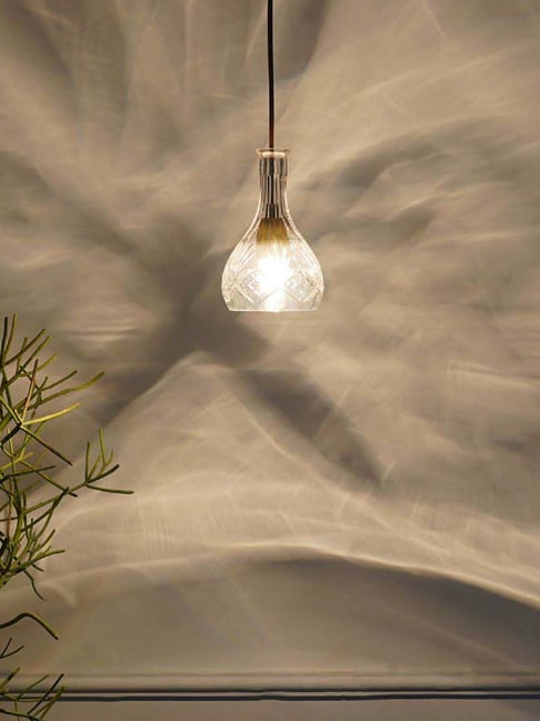 Kapoor Lamp Shades Metal & Glass Decanterlight Bell Pendant Light