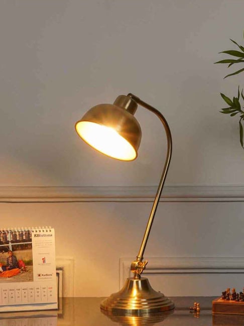 Buy Kapoor Lamp Shades Metal Harvard Single Light Study Lamp at