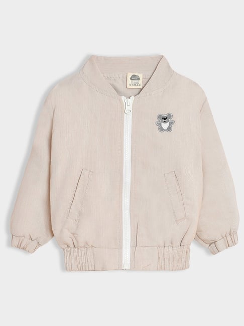 MiArcus Unisex Cream Striped Full Sleeves Jacket-picture-47