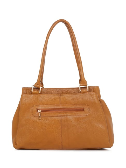 Buy Teakwood Leathers Mango Medium Leather Shoulder Bag at Best