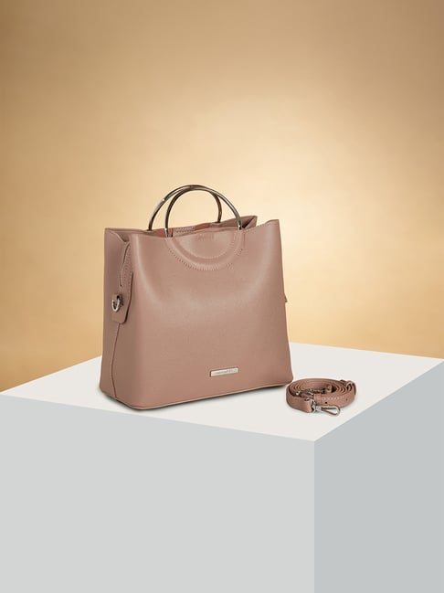 Forever Glam by Pantaloons PU Dark Beige Women Handbag-picture-24