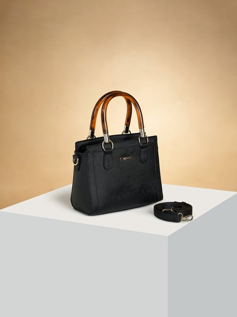 Forever Glam by Pantaloons PU Black Women Handbag-picture-11