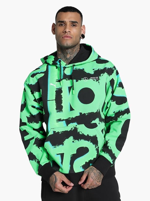 Puma neon hoodie best sale