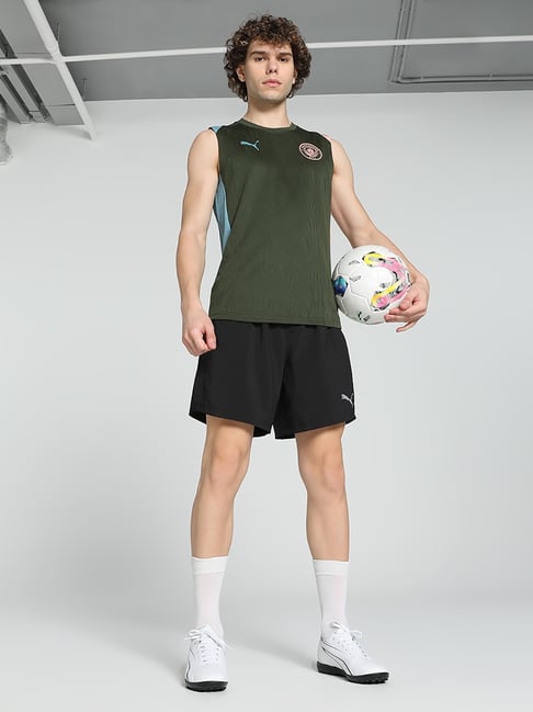 Puma Green Slim fit Manchester City Sleeveless Training Slim fit