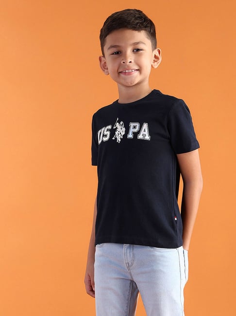U.S. Polo Assn. Boys Navy Printed T-Shirt-picture-10