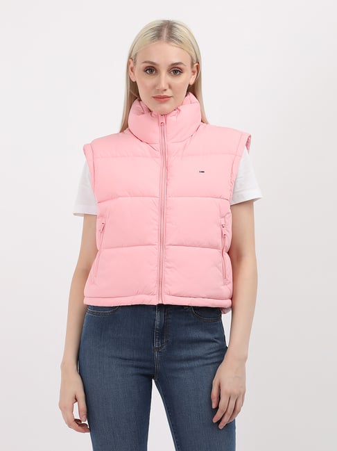 TOMMY HILFIGER Pink Regular Fit Puffer Jacket-picture-28