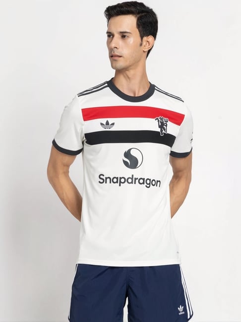 Adidas White Slim Fit Printed Jersey-picture-31