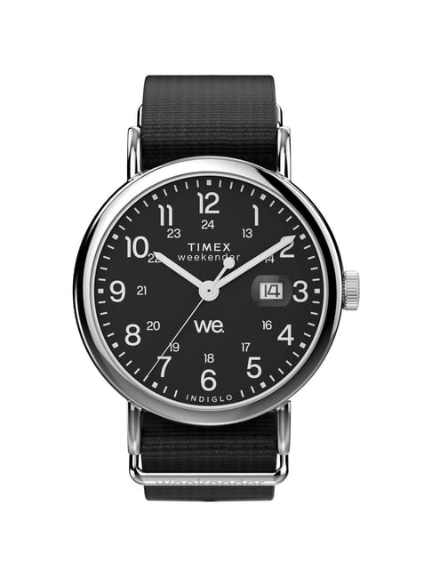 TIMEX Weekender Main Line Men Black Round Dial Analog Watch - TW2W86100UJ