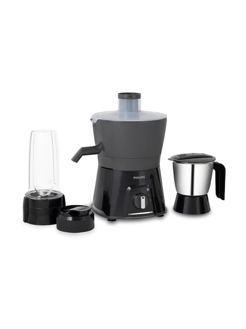 Philips HL7579/00 600W Turbo Juicer Mixer Grinder with Jars Rust Free  Blade (Black)