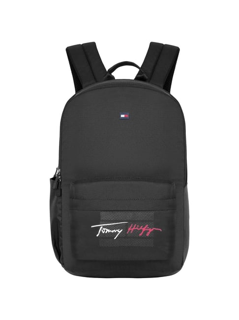 Tommy Hilfiger Black Clara Laptop Backpack