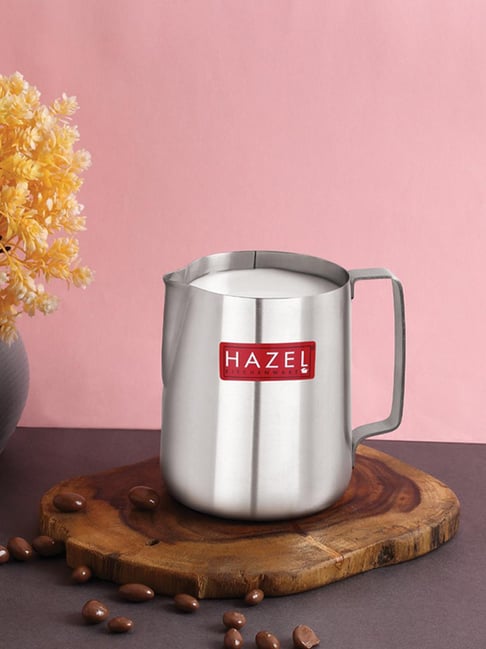 Buy HAZEL Tea Coffee Frothing Pitcher Serving Pot with Handle (800