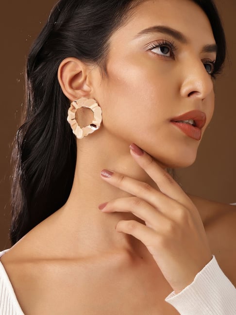 Priyaasi Classic Gold Brass Earrings-picture-29