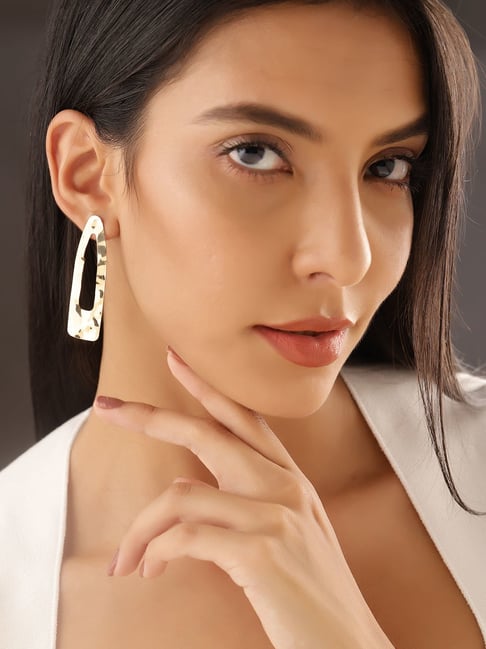 Priyaasi Classic Gold Brass Earrings-picture-12