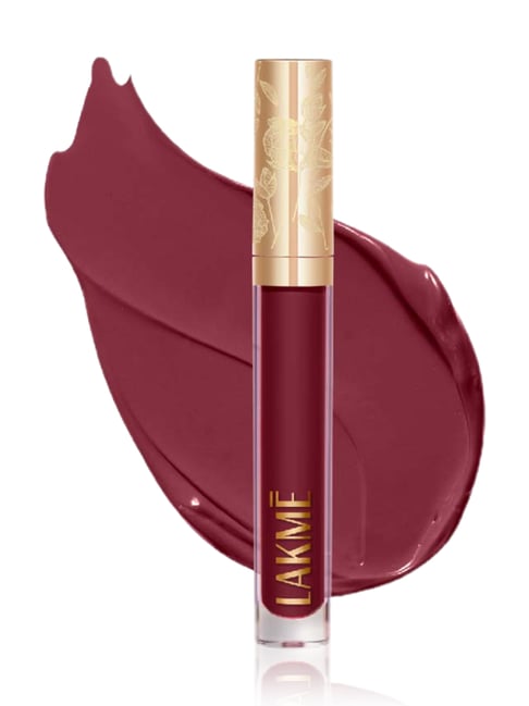 Lakme Rouge Bloom Matte Lip Liquid Amber Aura - 3.5 ml-image-12