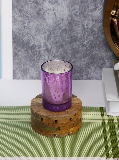 Appno Rajasthan Lavender Metal & Wax Candle