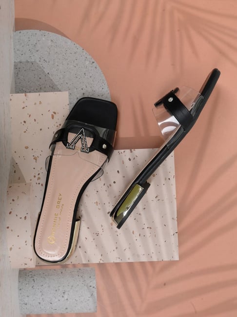 Ronnie Grey Women's Black Casual Sandals-picture-38