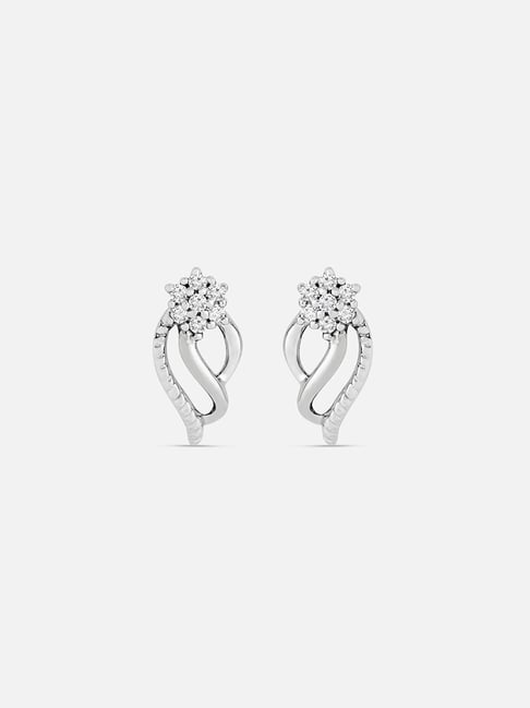 Exquisite Elegant Silver Stud Earrings for Women 925 Silver