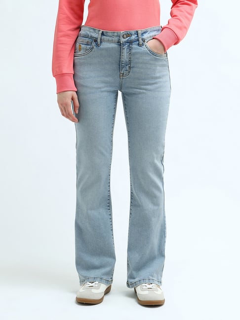 Polo Blue Bootcut Mid Rise Jeans