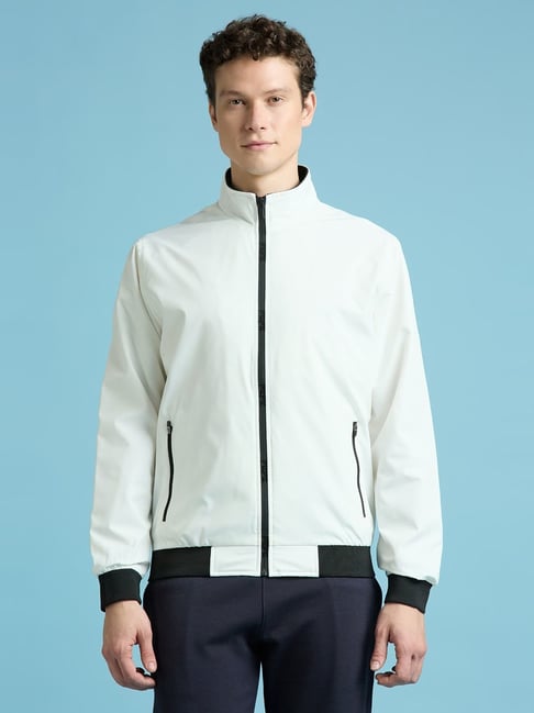 Pepe Jeans White Regular Fit Jacket