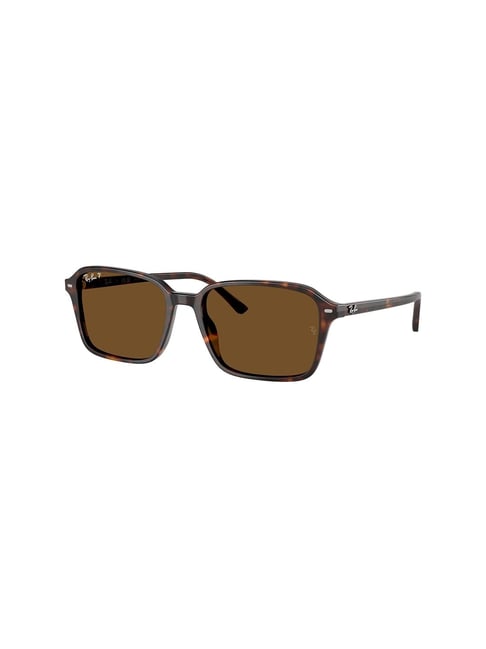 Ray-Ban Unisex Polarized Brown Lens Square Sunglasses 0RB2231902/5758
