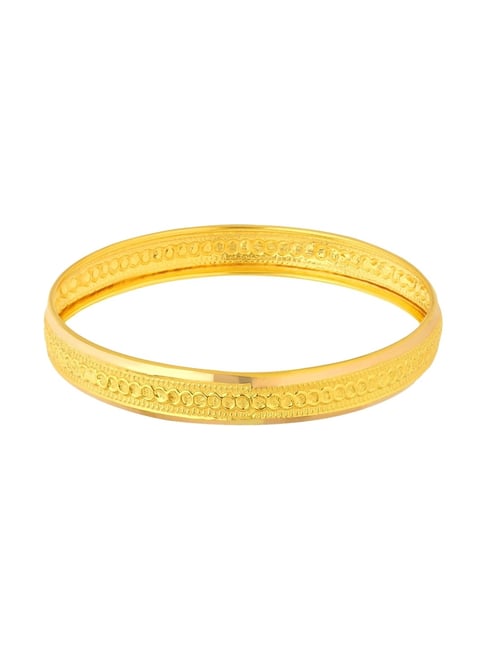 Malabar Gold and Diamonds 22K (916) BIS Hallmark Yellow Gold Bangle for Women