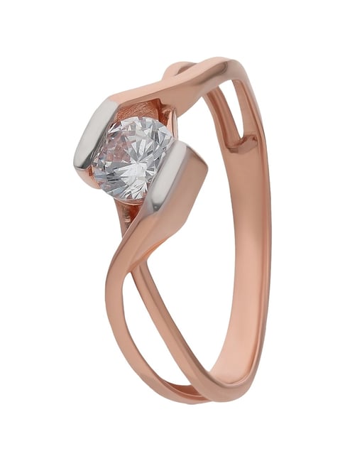 Rose Gold Ring Cute Inexpensive Rings Buy Malabar Gold And