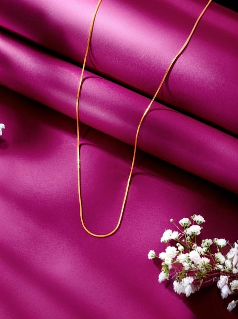 P.N.Gadgil Jewellers Golden Thread Gold Chain For Men And Women