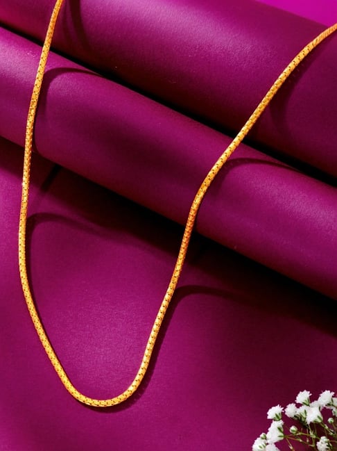 png jewellers P.N.Gadgil Jewellers Majestic Bend Gold Chain For Men And Women-picture-29
