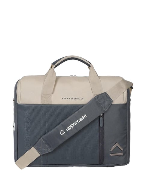 Uppercase Omega Blue Polyester Laptop Messenger Bag