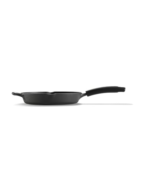 Tramontina Black Titanex Pre-Seasoned Cast Iron Fry Pan With Lid