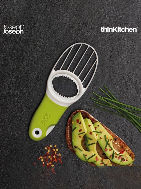 Joseph Joseph GoAvocado 3-in-1 Slicer Kitchen Tool Set (Green & White)