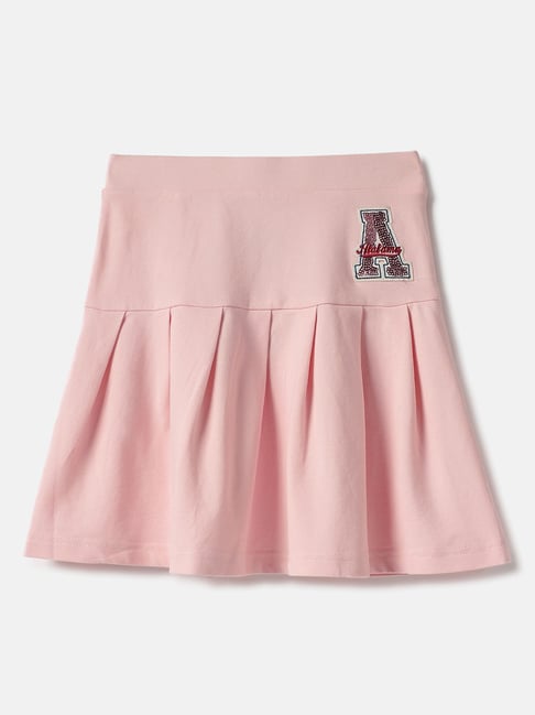 Buy United Colors Of Benetton Girls Brand Logo Print Detail A Line - View #6