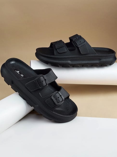 Duke Men's Black Casual Sandals