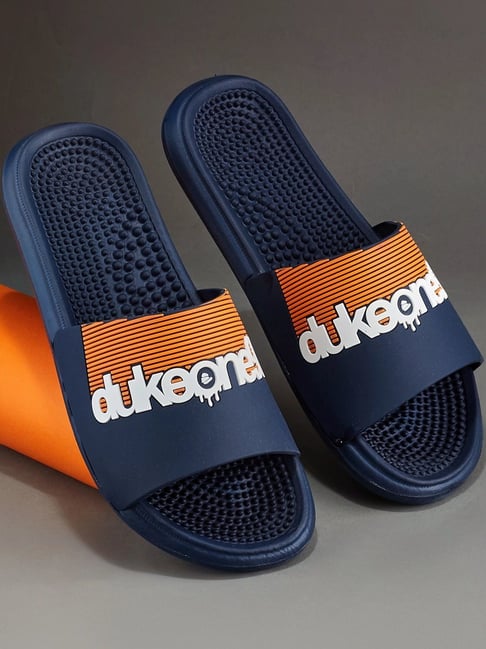 Duke Men's Acupressure Navy Slides-picture-14