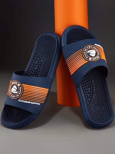 Duke Men's Acupressure Navy Slides-picture-16