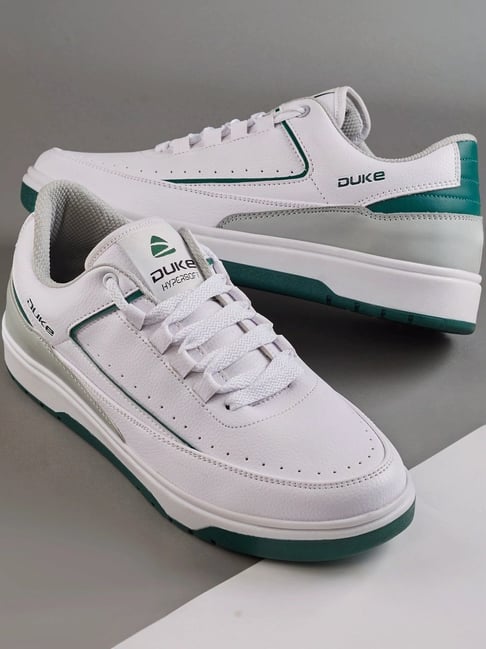 Duke Men's Hypersoft White Casual Sneakers