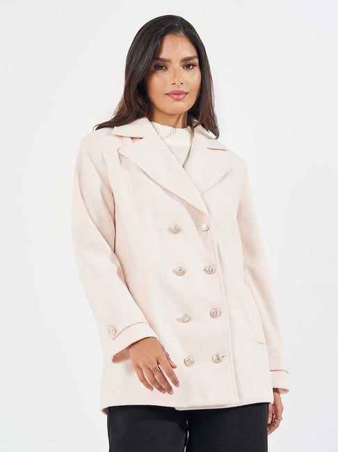 Styli Nude Plain Blazer-picture-26