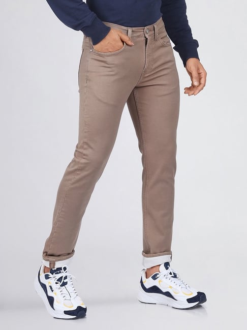Lee Beige Slim Fit Jeans
