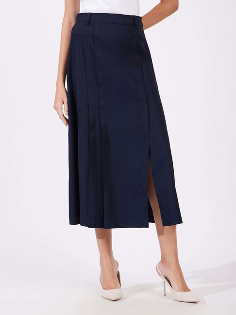 Fablestreet Navy A-Line Skirt