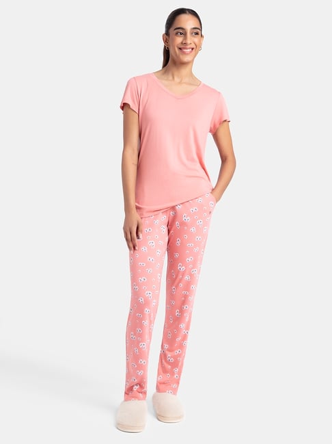Pink Jockey Cotton Pajamas For Women Jockey Pyjamas For Ladies