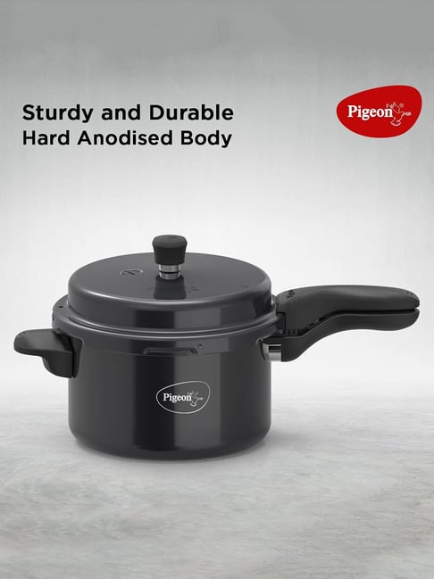 Buy Pigeon Black Aluminium Pressure Cooker (3 L) at Best Price