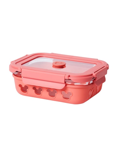 Meyer Pink Rectangle Glass Storage Container with Air Tight Detachable Lid-picture-43