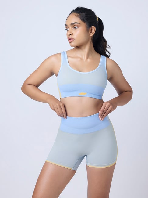 Feier Blue Sports Bra-picture-27