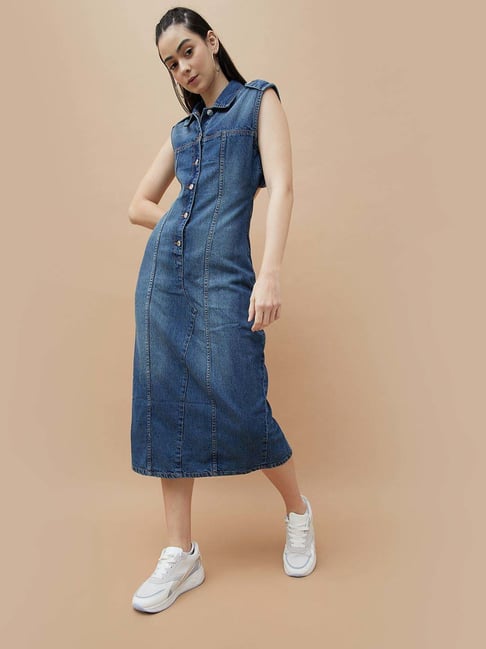 ginger denim dress Ginger Denim Dress