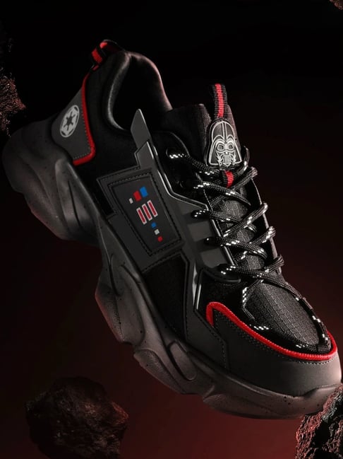 The Souled Store Men's Star Wars Black Casual Sneakers