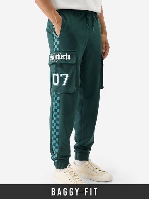 Graphic fashion track pants