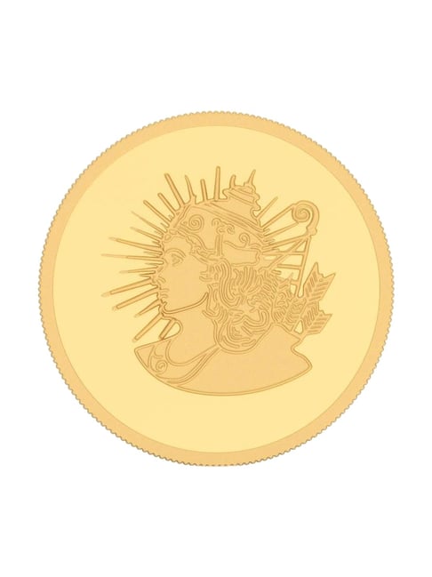 Kalyan Jewellers Shree Ram 24k (999) 10gm Gold Coin
