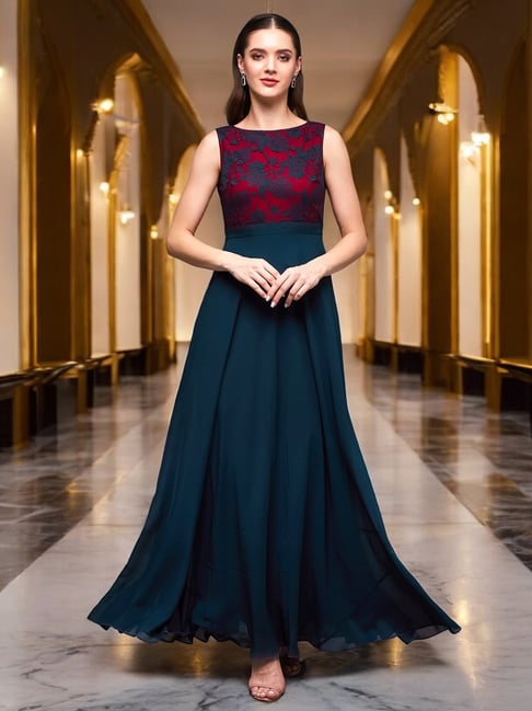 Miss Chase Green Floral Print Maxi Dress-picture-38